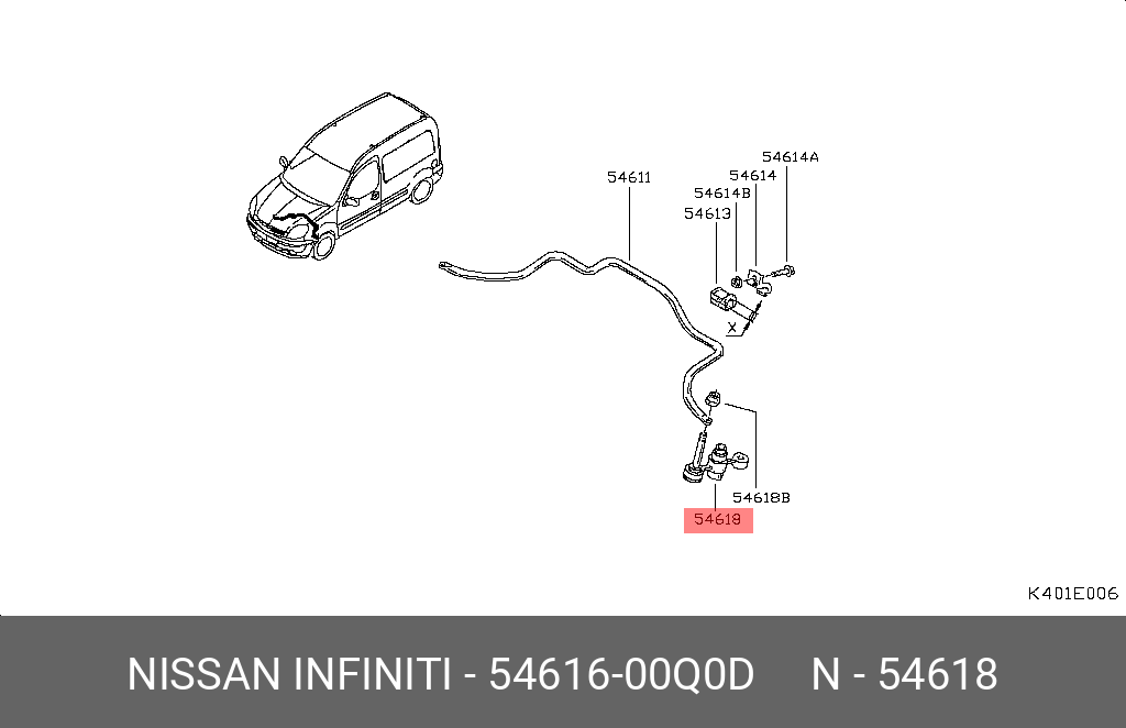 5461600Q0D NISSAN 
