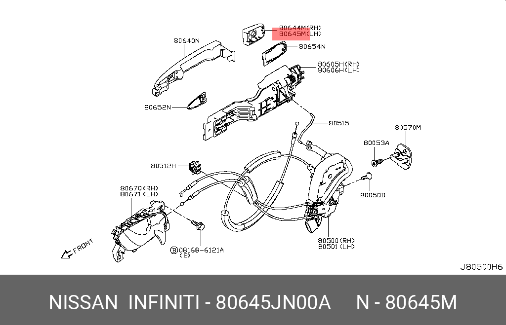 80645JN00A NISSAN 