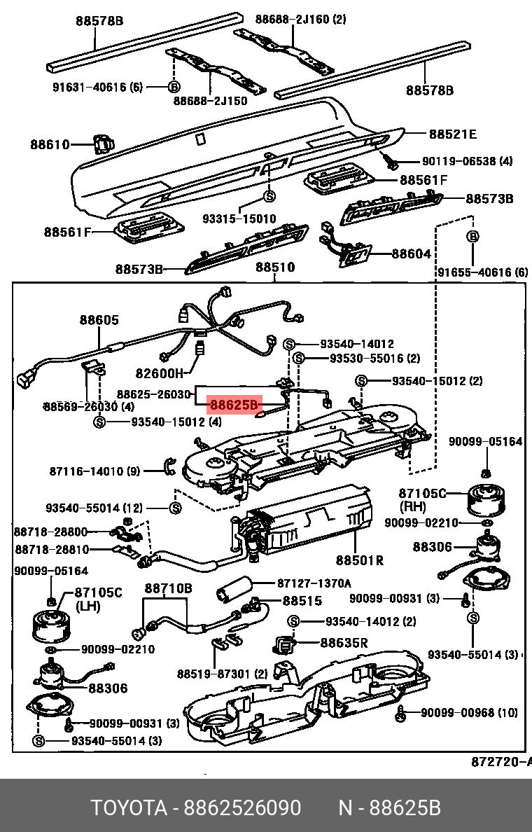 8862526090 TOYOTA ДАТЧИК ТЕМПЕРАТУРЫ купить в интернет-магазине AvtoTO