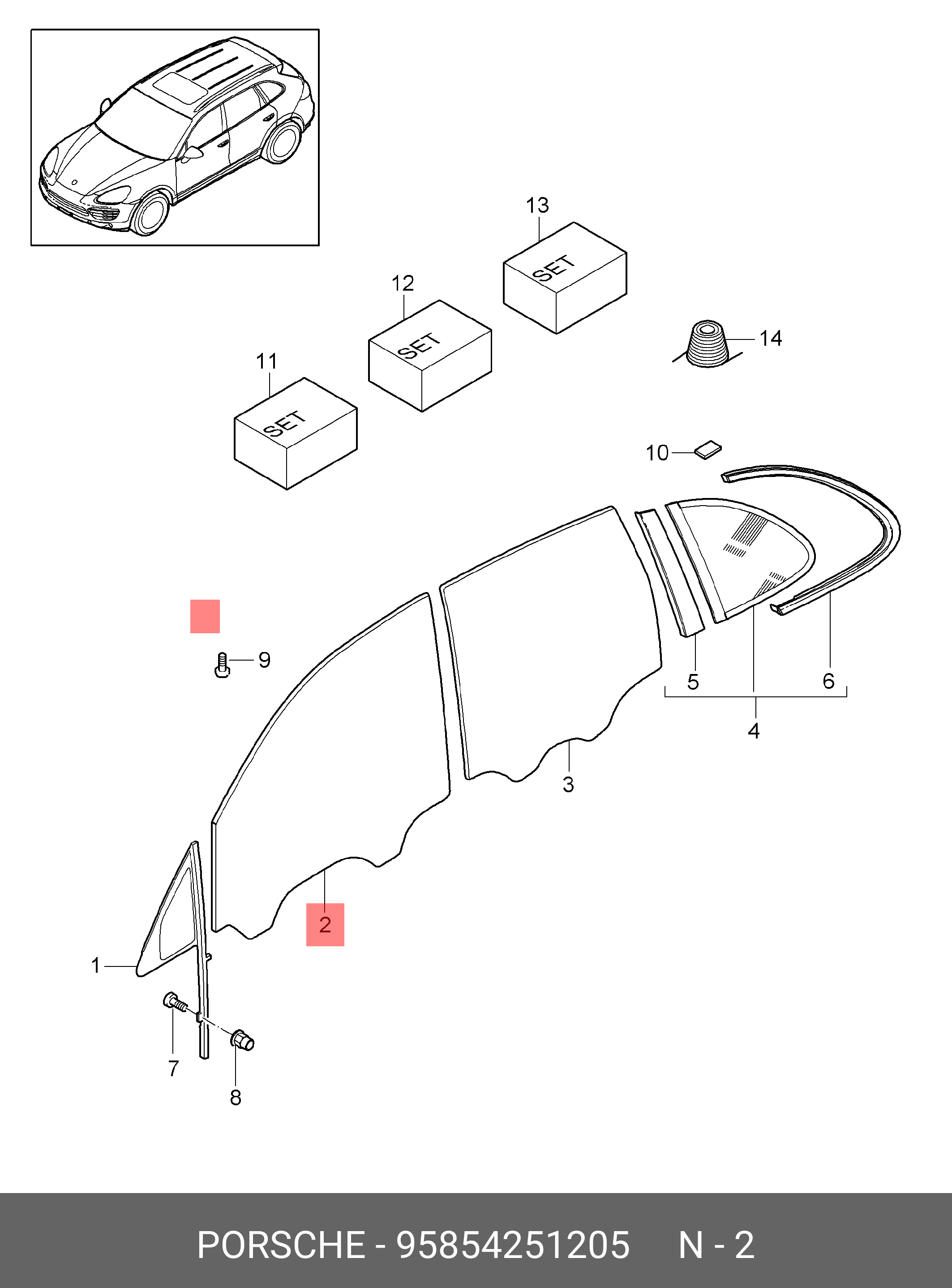 95854251205 PORSCHE 