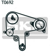 VKMC949201 SKF Комплект насоса водяного (помпы) и ремня ГРМ