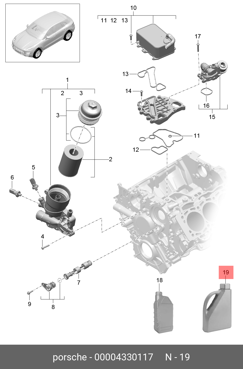 00004330117 PORSCHE Моторное масло