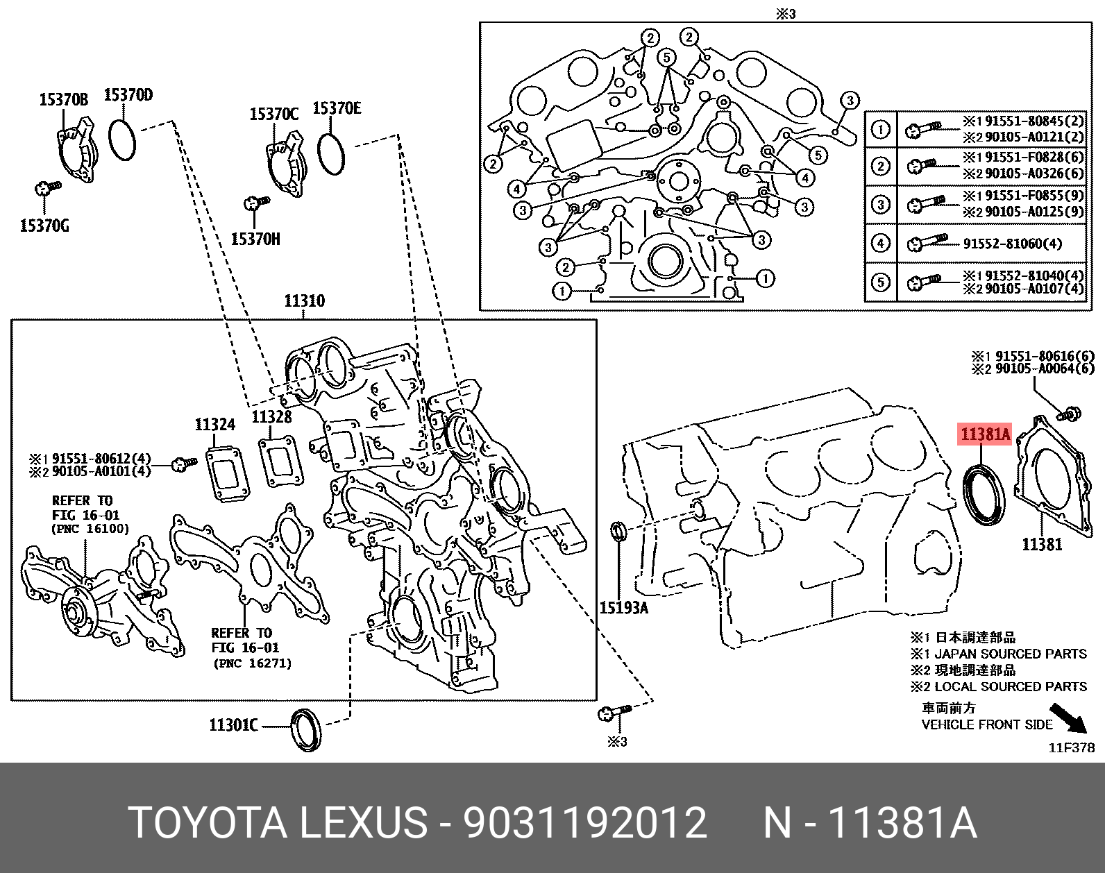 9031192012 TOYOTA 