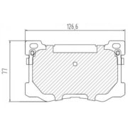 PF2363 TRIALLI Колодки тормозные HYUNDAI GENESIS (13-) GENESIS G80 (16-) диск. перед.