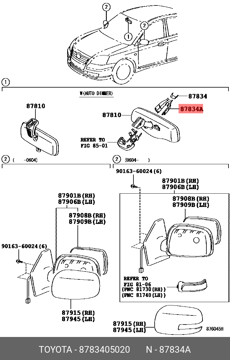 8783405020 TOYOTA -