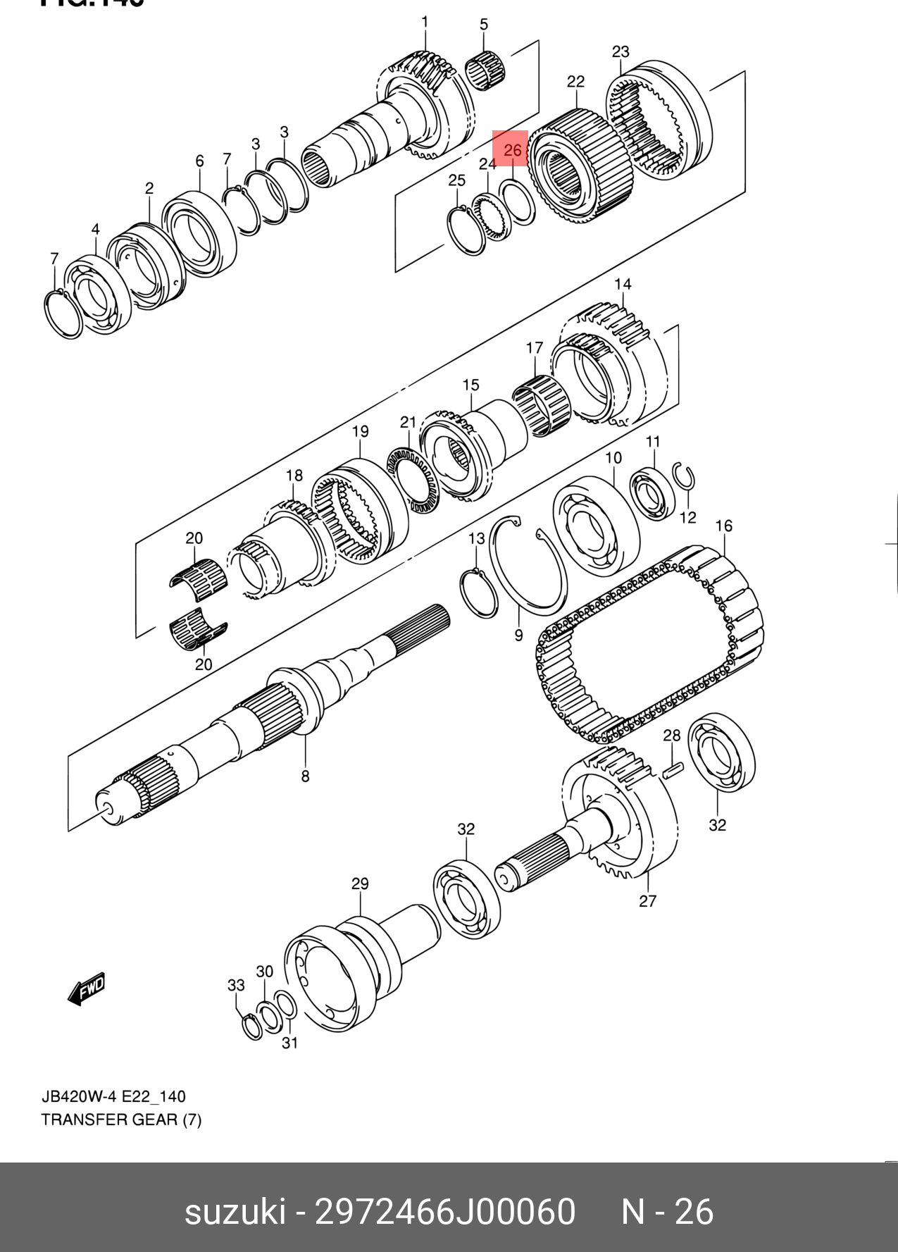 2972466J00060 SUZUKI Регулировочная шайба:0.6