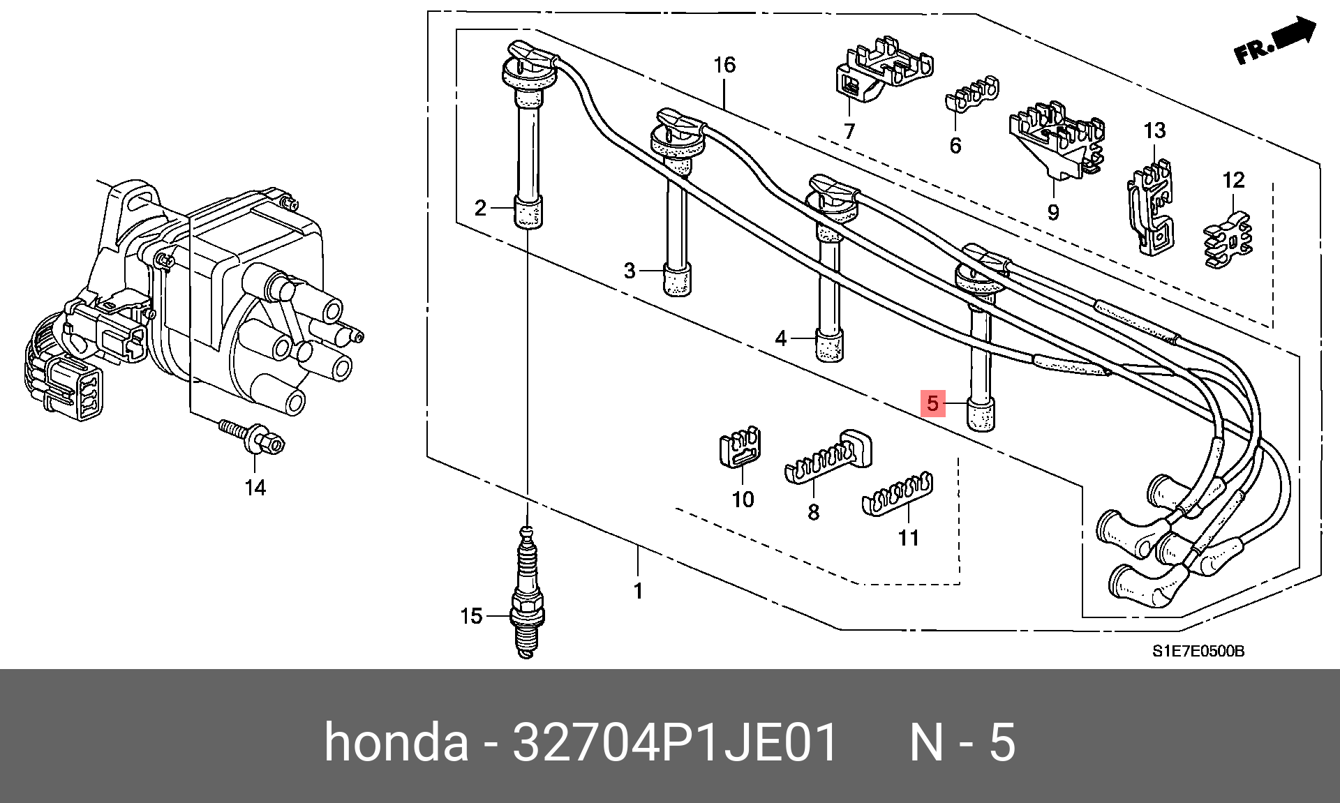 32704P1JE01 HONDA 
