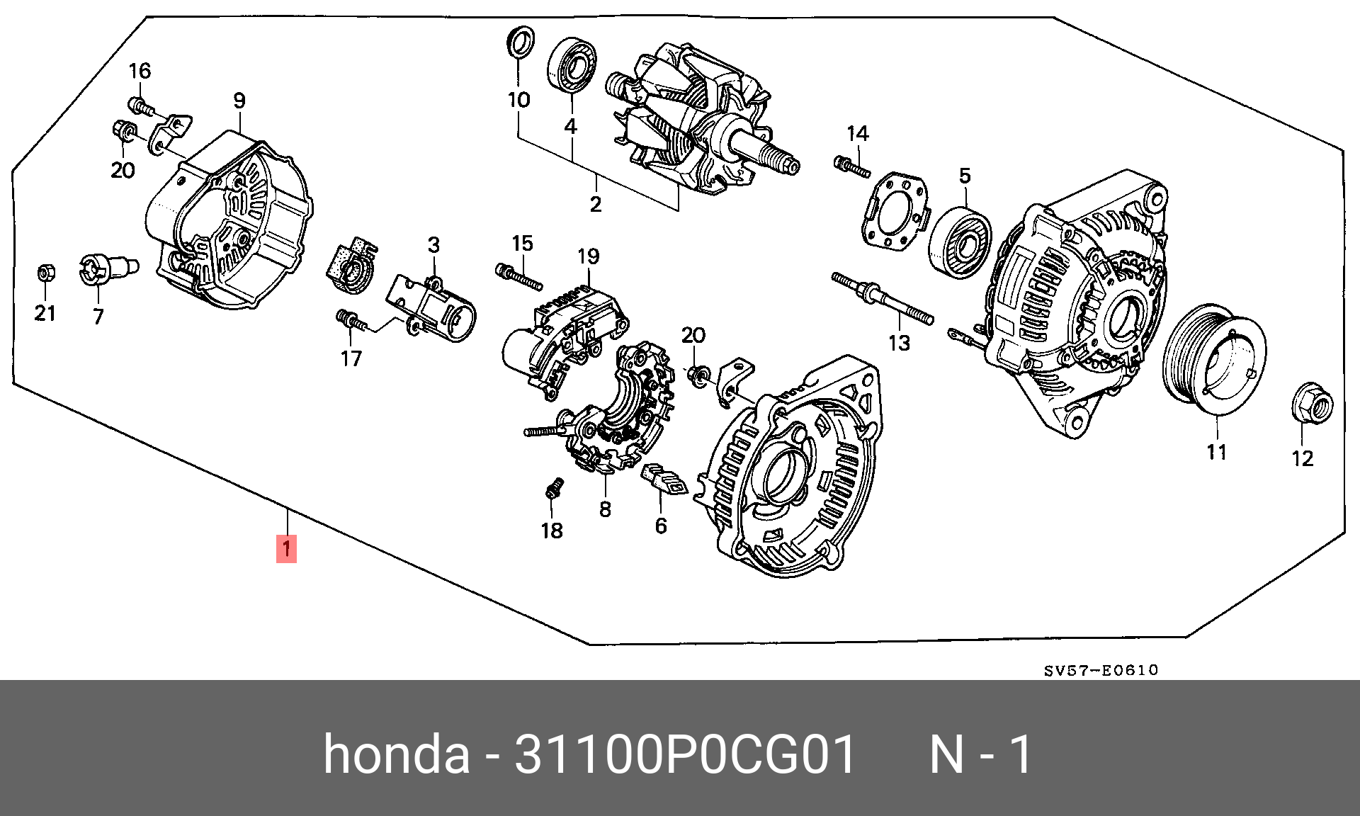 31100P0CG01 HONDA 