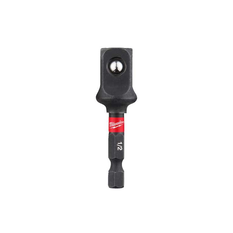 Переходник 1 4 HEX на 1 2 квадратный хвостовик Shockwave (1 штука) MILWAUKEE 4932478803