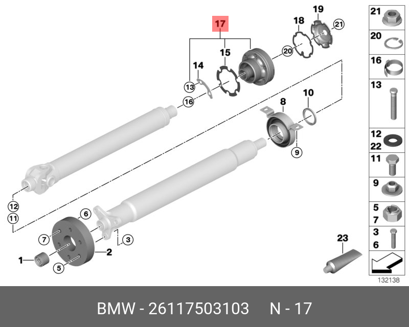 3. Сегмент стремянки bpw 100 мм. Zvrk014. 53 00 26. 446-1114pxndhm1.