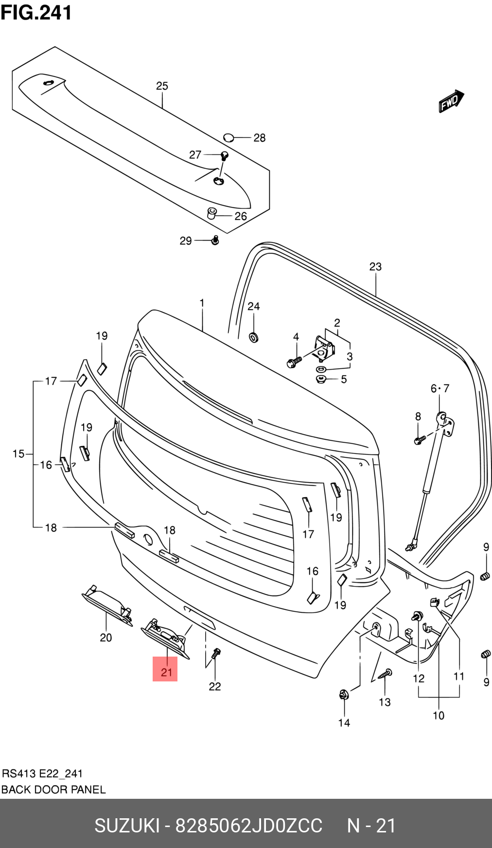 8285062JD0ZCC SUZUKI 