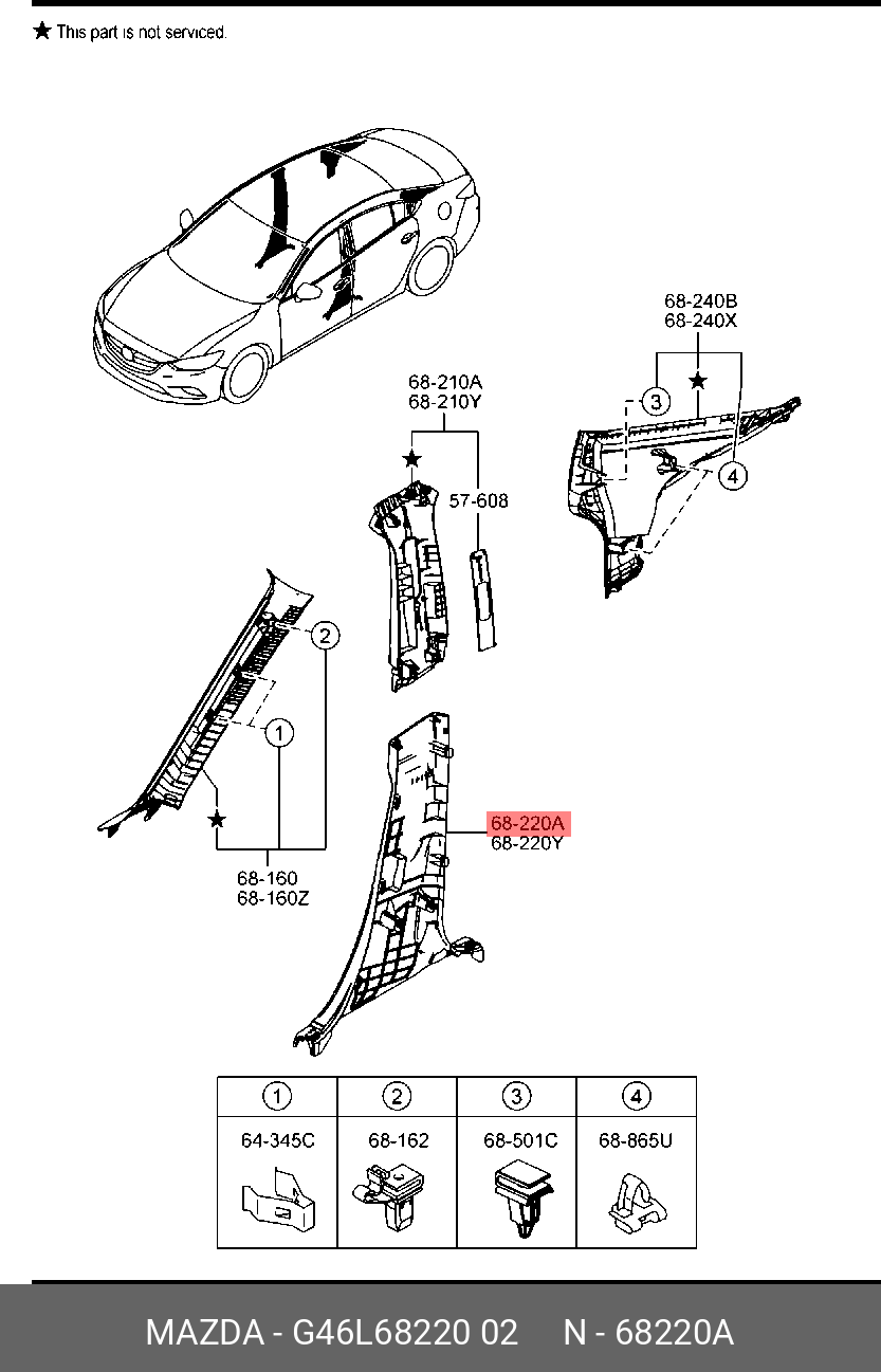 G46L6822002 MAZDA 