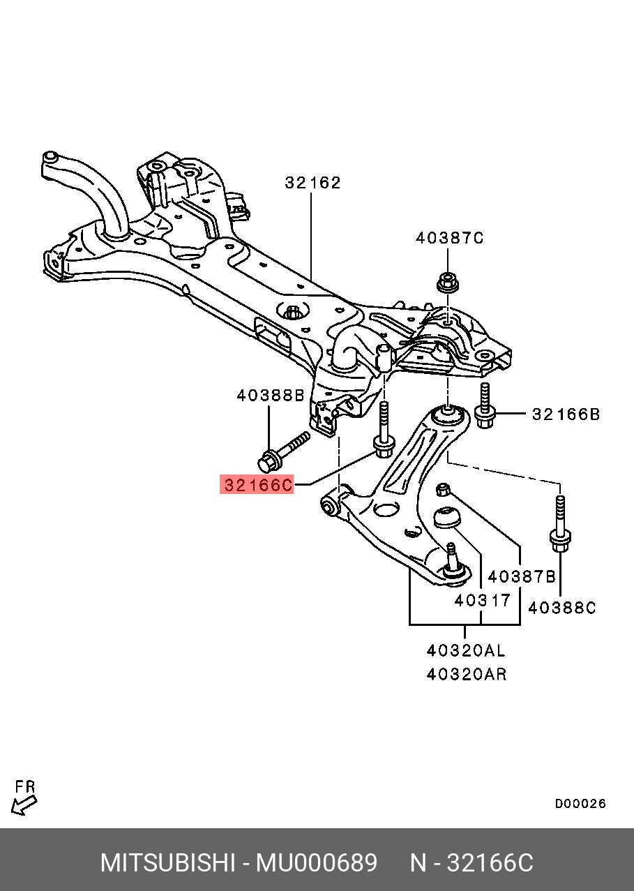 MU000689 MITSUBISHI -