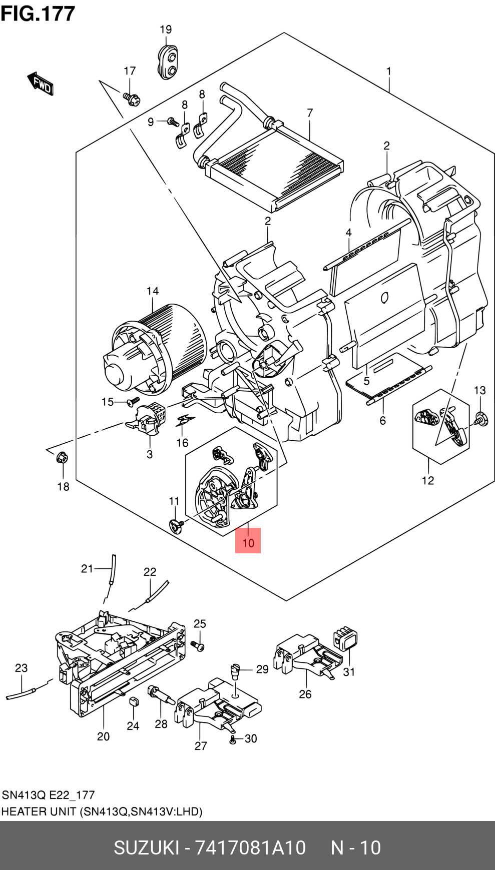 7417081A10 SUZUKI -
