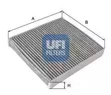 Фильтр, воздух во внутренном пространстве UFI 5415800