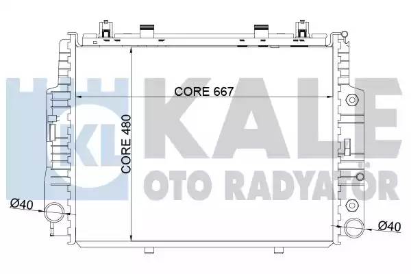 351300 KALE OTO RADYATOR Теплообменник
