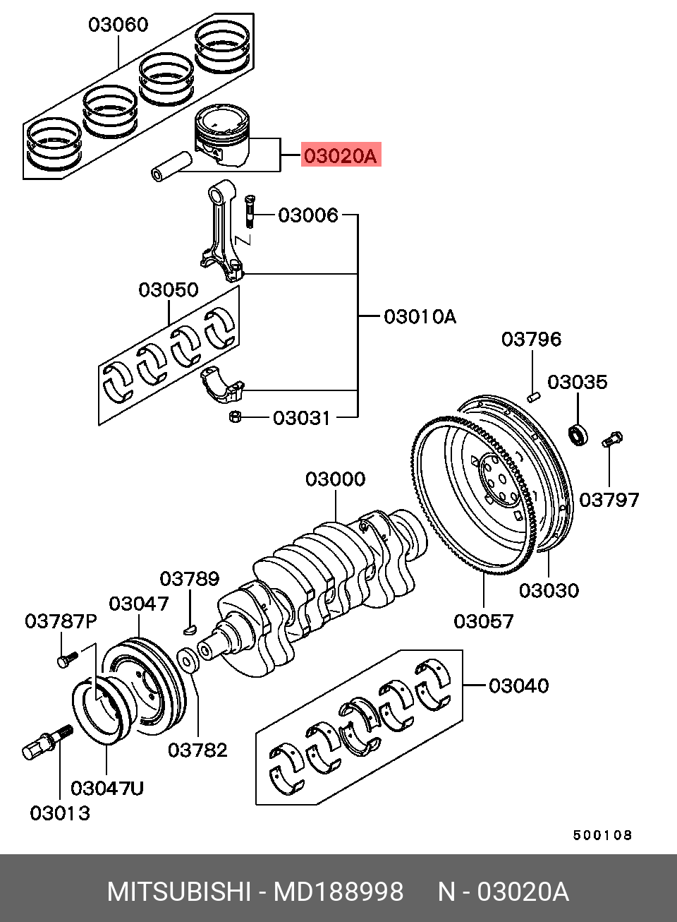 MD188998 MITSUBISHI -