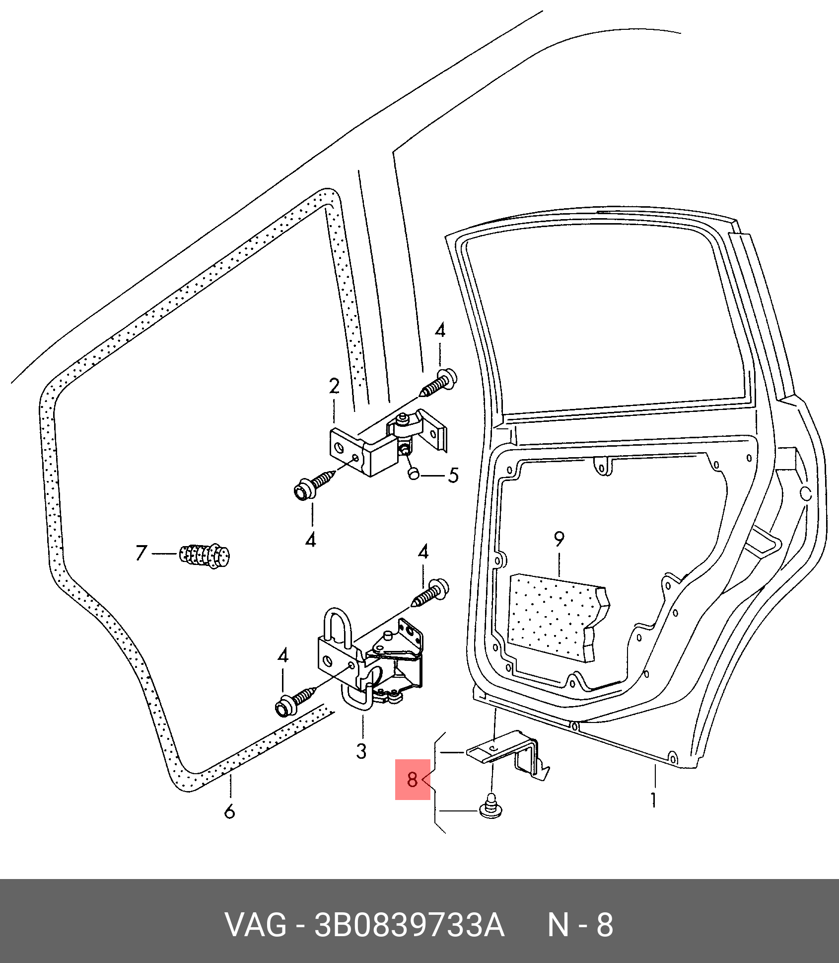 Задняя правая дверь пассат б6. 4b0 833 051. Vag6r0 839 901 041. 3b0 839 901 f 041. 3b4 971 341 схема.