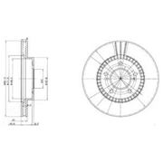 BG3061 DELPHI Тормозной диск