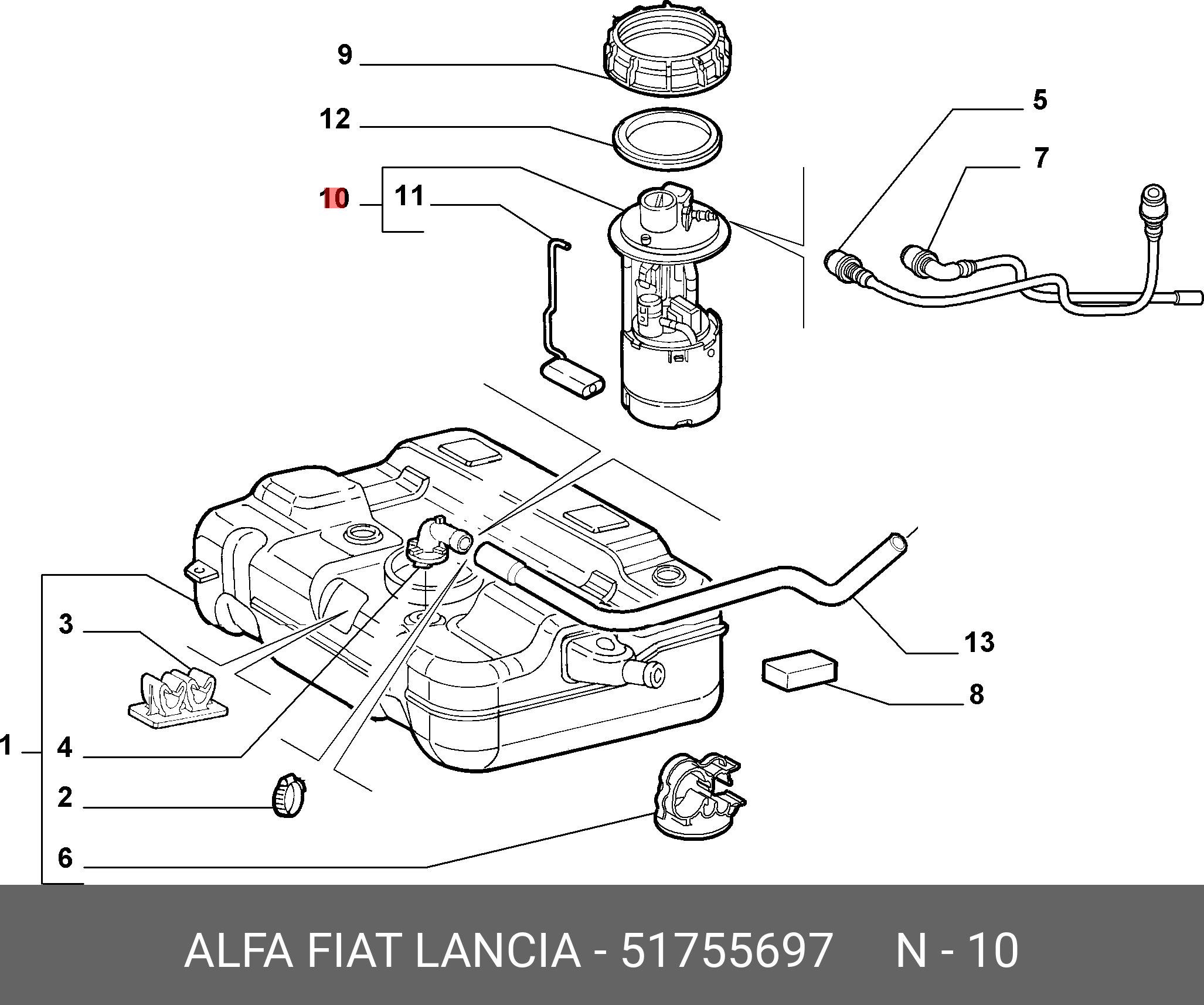 2) Замена бензонасоса - FIAT Punto I, 1,2 л, 1998 года запчасти DRIVE2