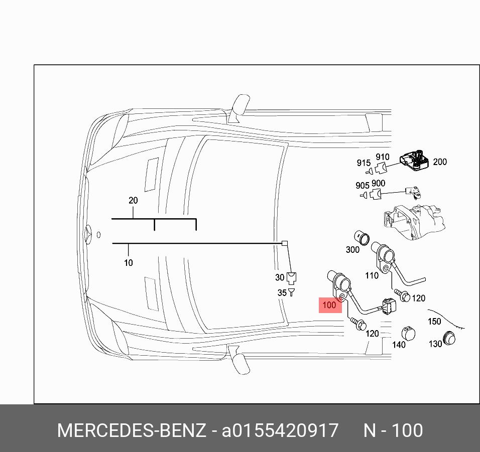 A0155420917 MERCEDES-BENZ IMPULSGEBER,ДАТЧИК СКОРОСТИ ВРАЩЕНИЯ ВАЛА купить  в интернет-магазине AvtoTO