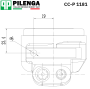 CCP1181 PILENGA Цилиндр переднего суппорта наружный L ВАЗ 2101-07