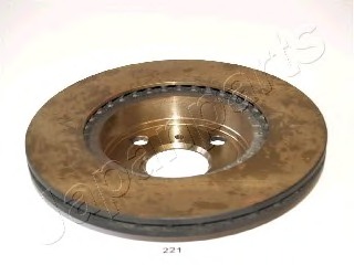 DI221 JAPANPARTS Диск тормозной передний вентилируемый