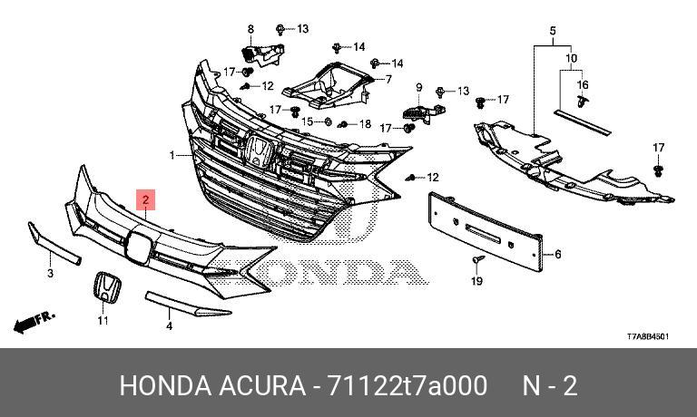 71122T7A000 HONDA -