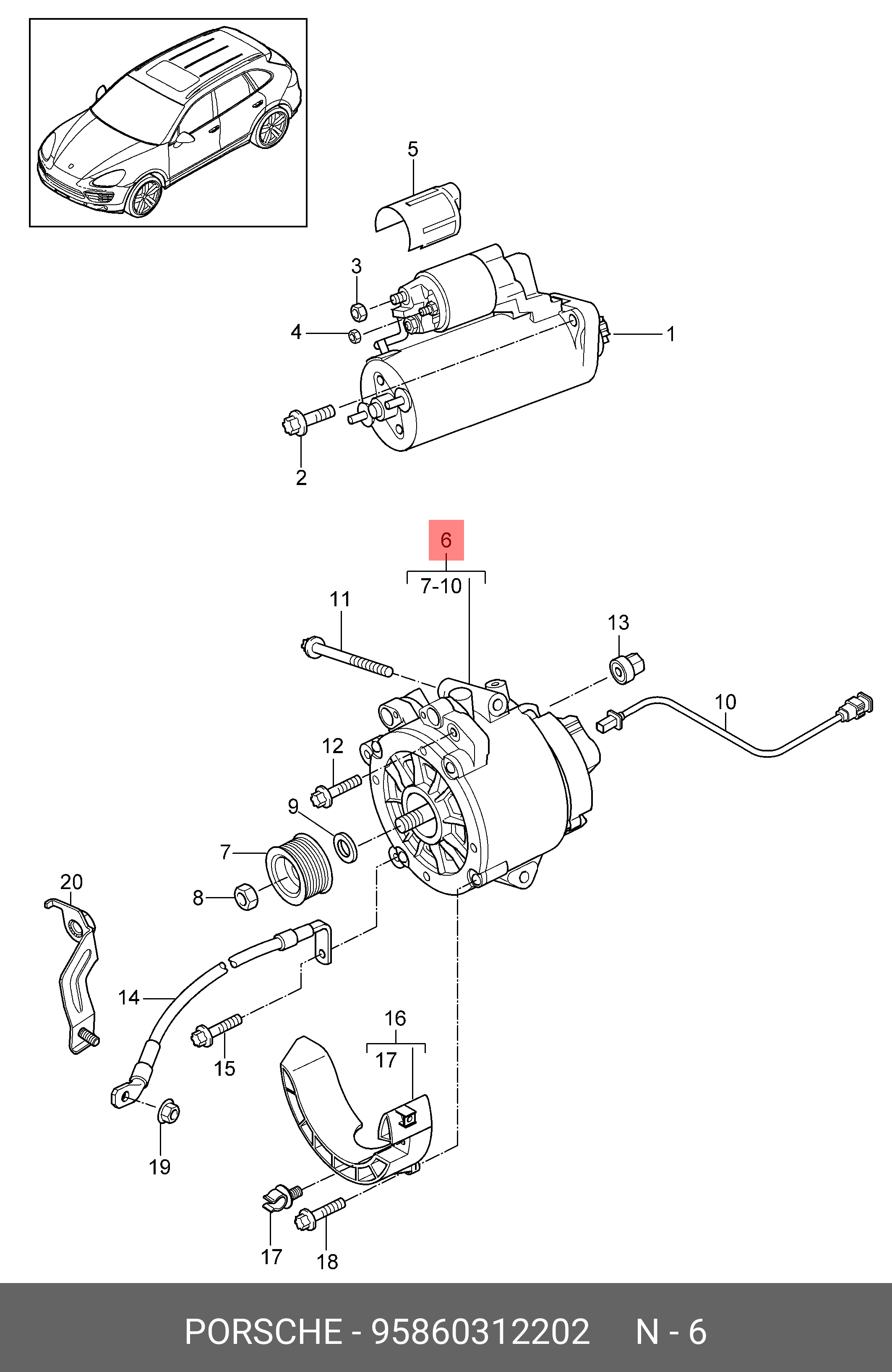 95860312202 PORSCHE -