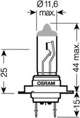 64217 OSRAM Лампа накаливания, фара дальнего света