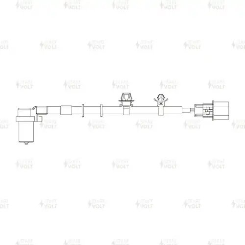 VSABS1119 СТАРТВОЛЬТ Датчик ABS для а/м Mitsubishi Lancer IX (03-) перед. лев.