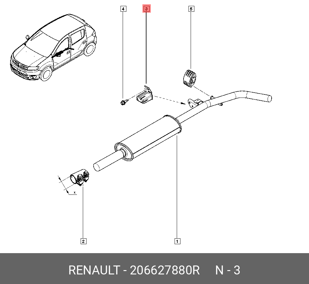 Кронштейн катализатора Рено 206510005r. Демпфер глушителя Рено Логан 2. Система выхлопа Рено Логан 1. Крепление катализатора Сандеро.