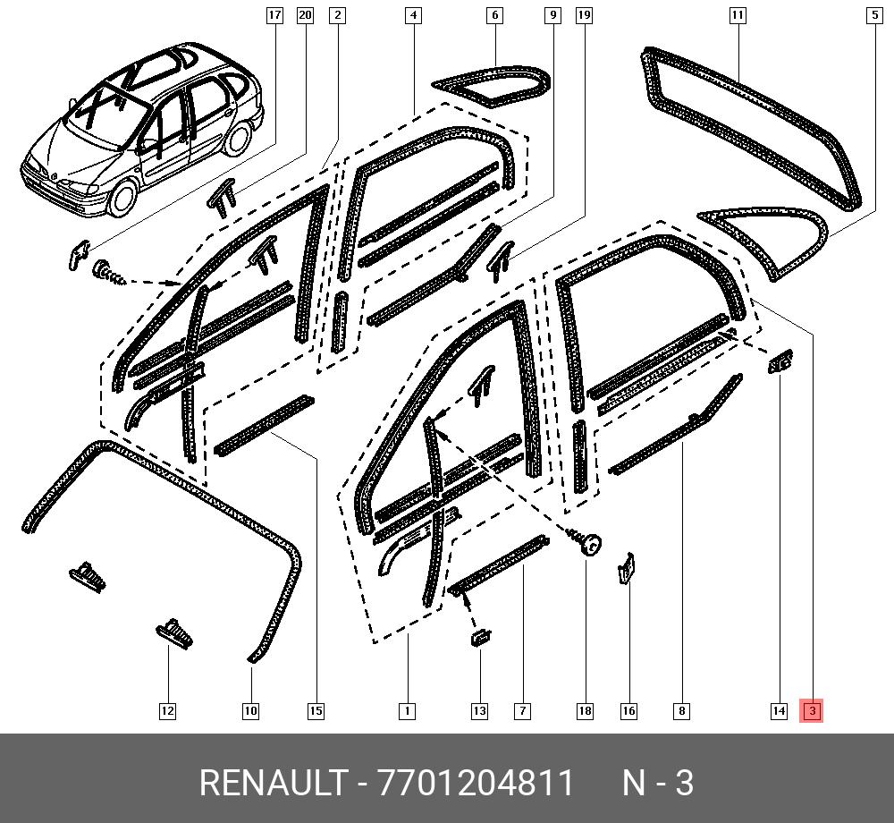 7701204811 RENAULT 