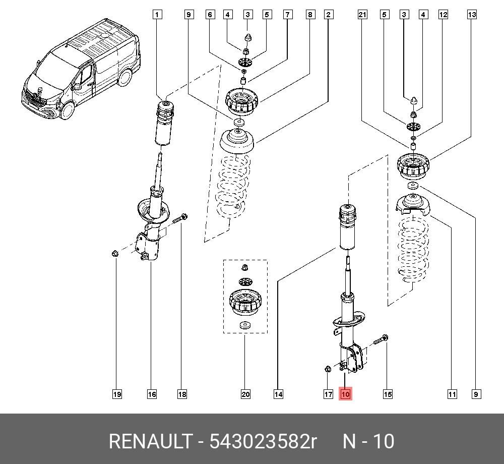 543023582R RENAULT -