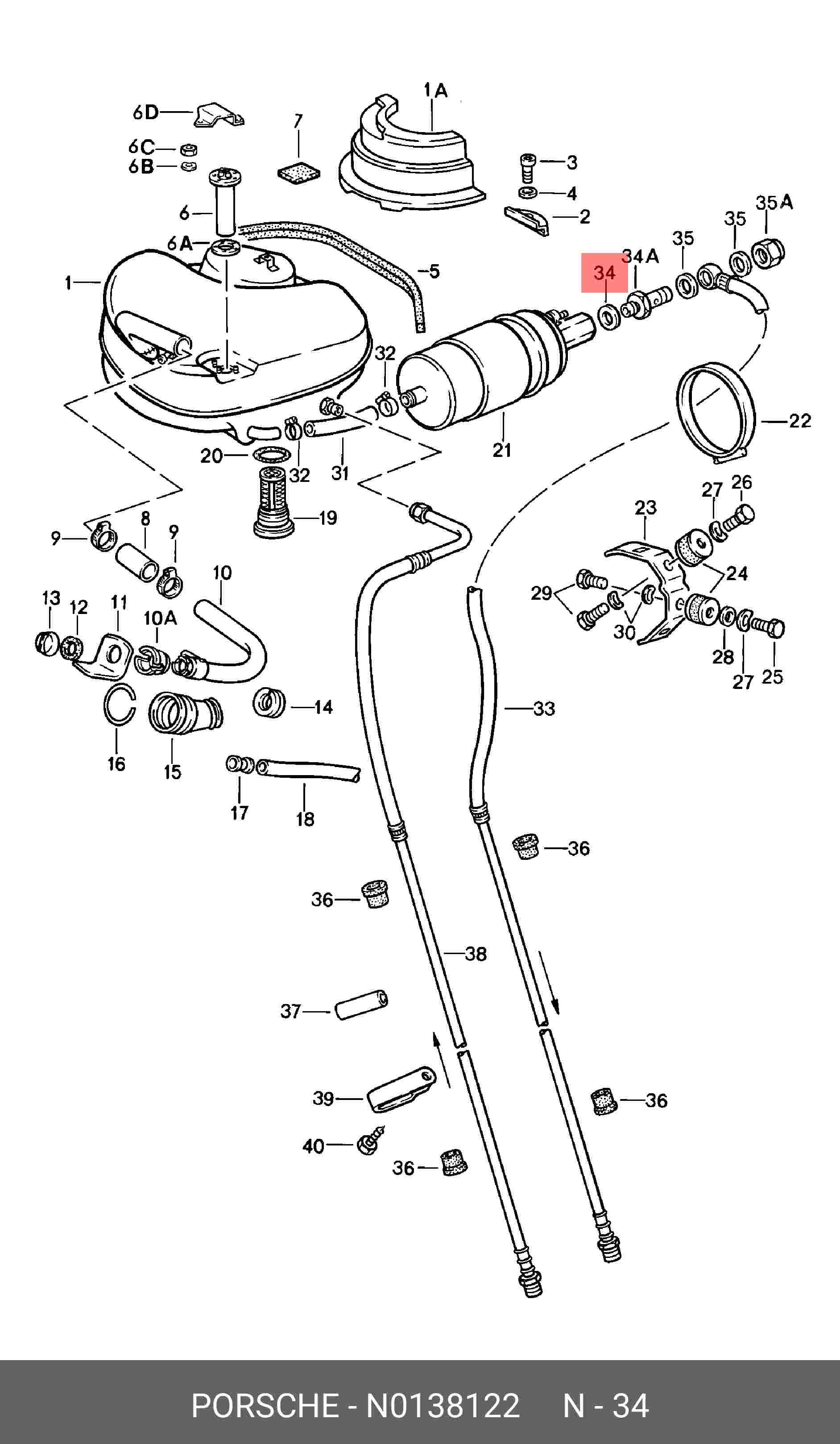 N0138122 PORSCHE N0138122 PORSCHE