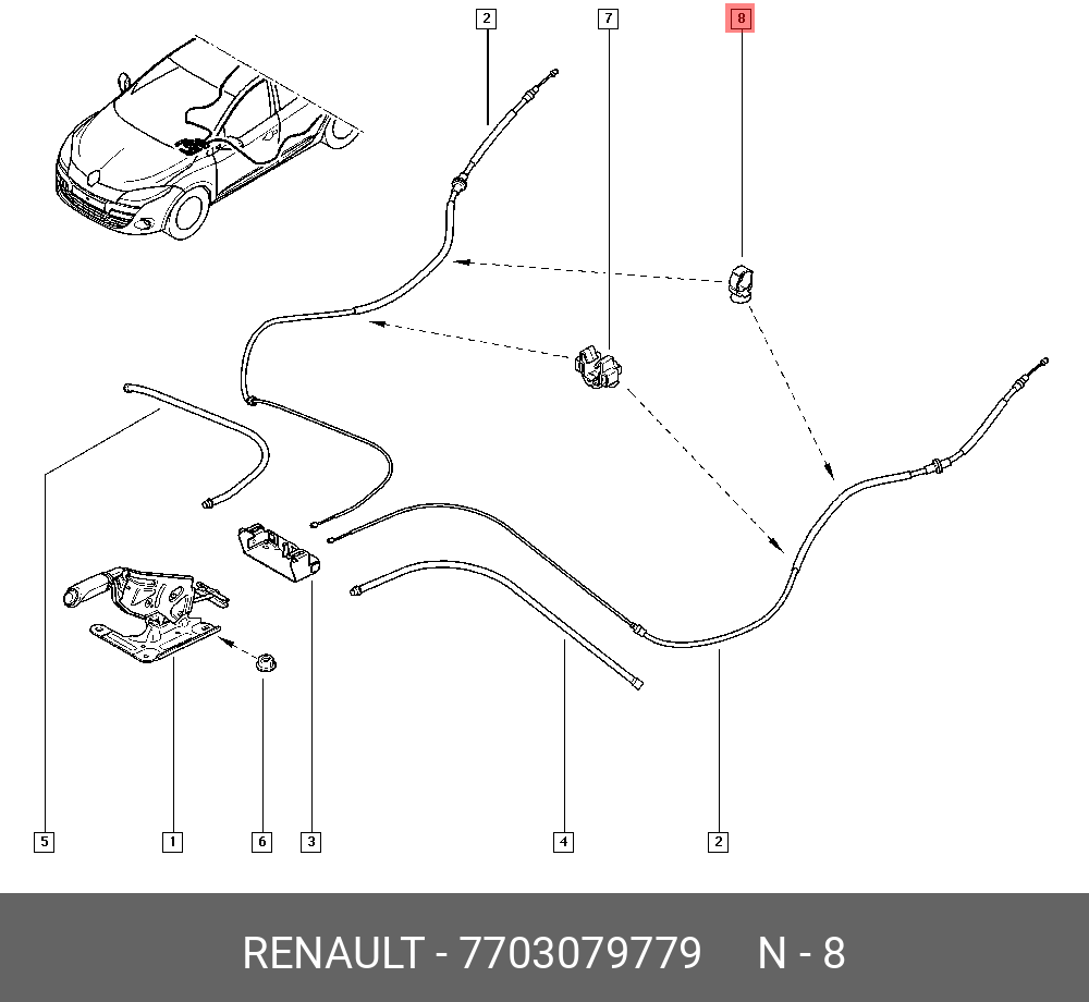 7701475331 RENAULT SWITCH E/WIND - купить, цена в Санкт-Петербурге