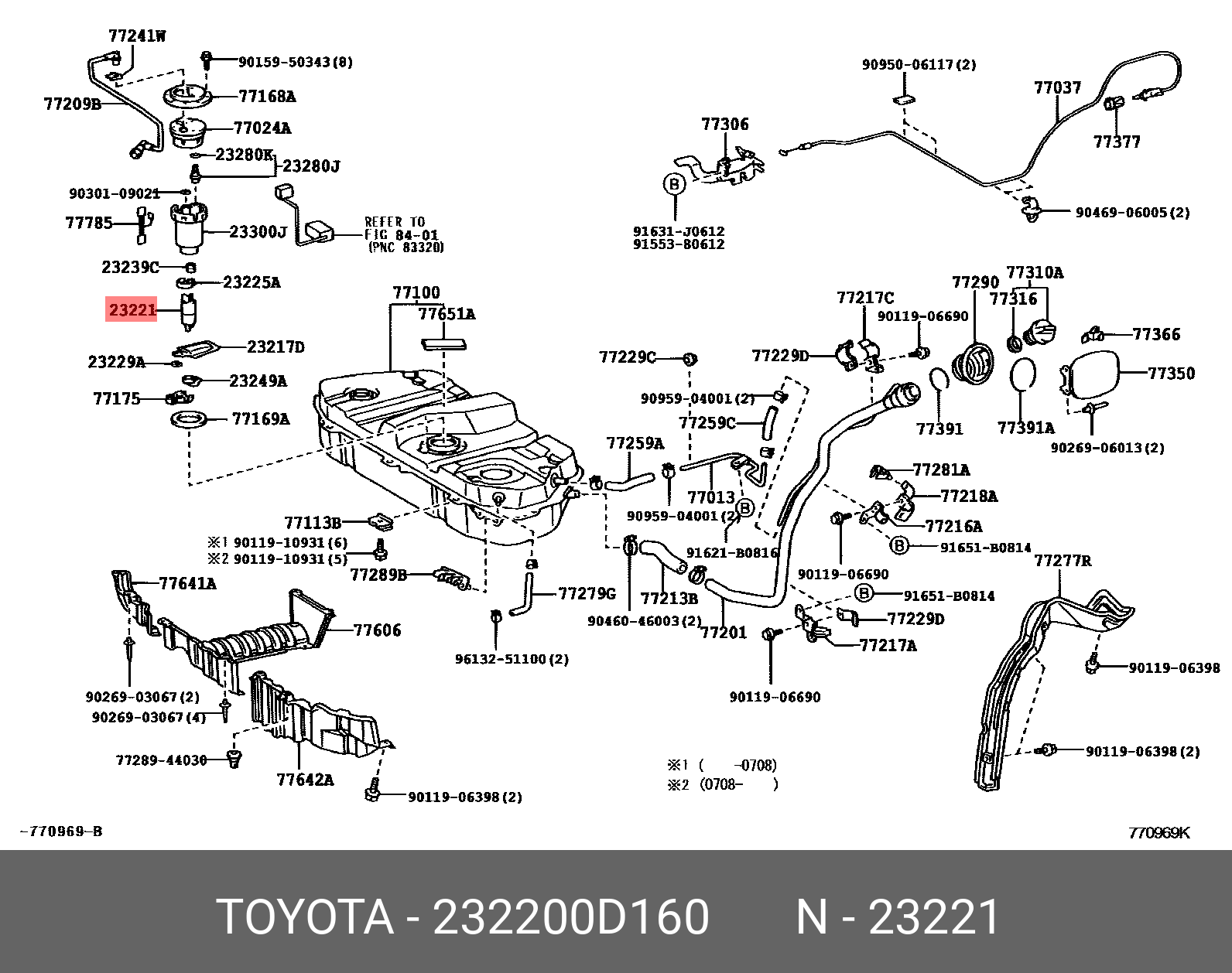 232200D160 TOYOTA 
