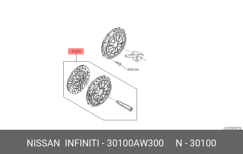 30100AW300 NISSAN 