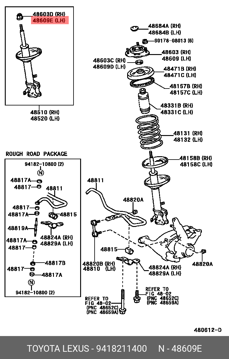 9418211400 TOYOTA ГАЙКА МЕТАЛЛИЧЕСКАЯ