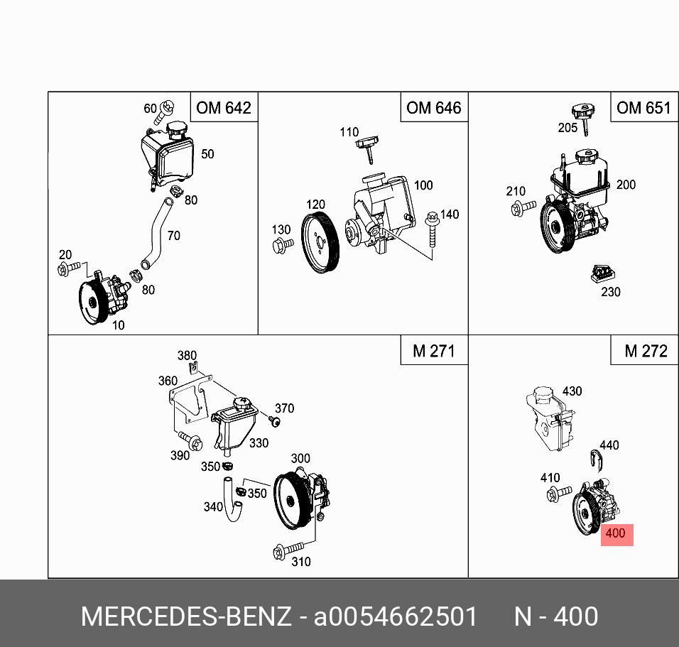 A0054662501 MERCEDES-BENZ ПОМРА ГУР