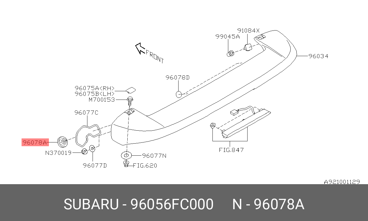 96056FC000 SUBARU -