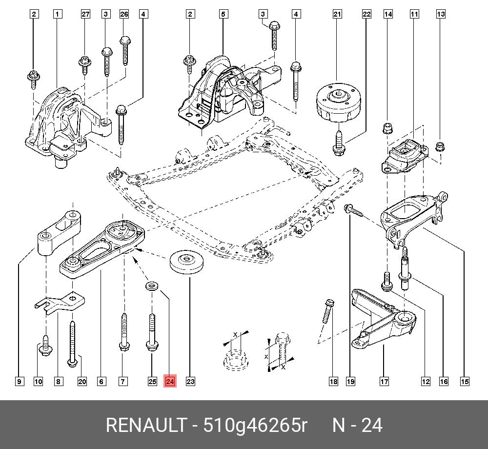 510G46265R RENAULT SPCR-FR