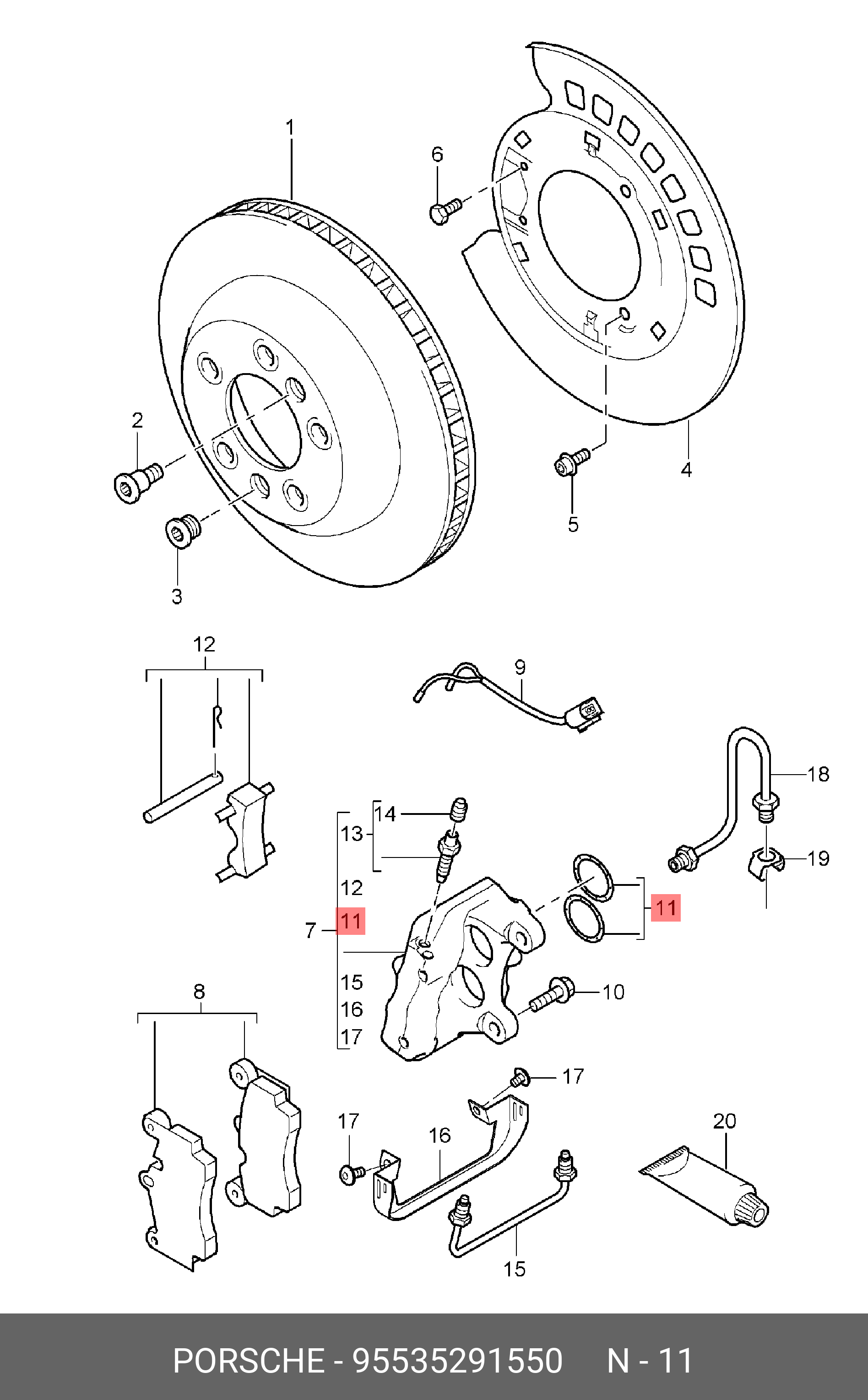 95535291550 PORSCHE 