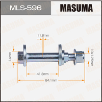 Болт эксцентрик MASUMA комплект. Honda MASUMA MLS596