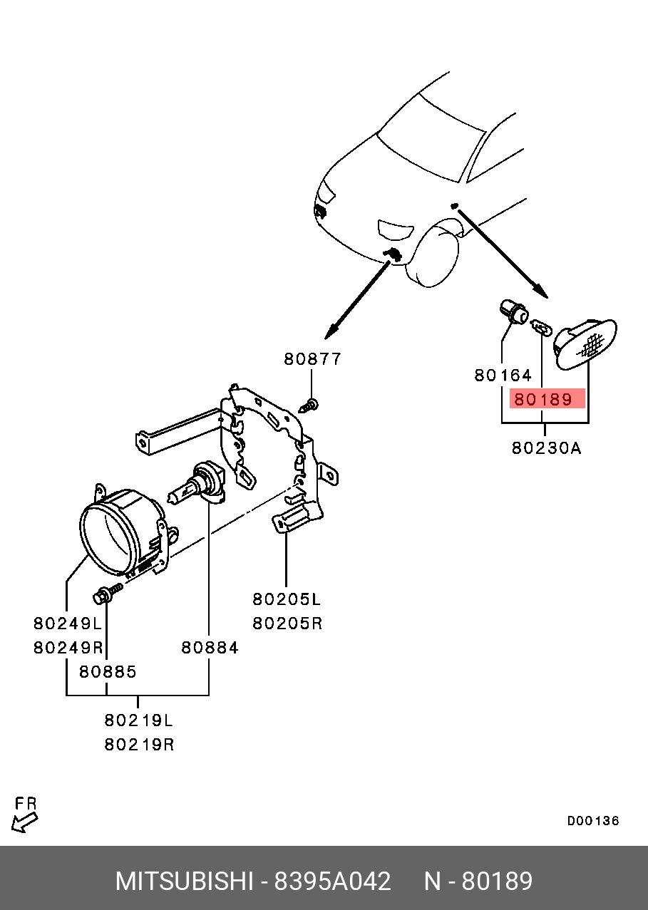 8395A042 MITSUBISHI 