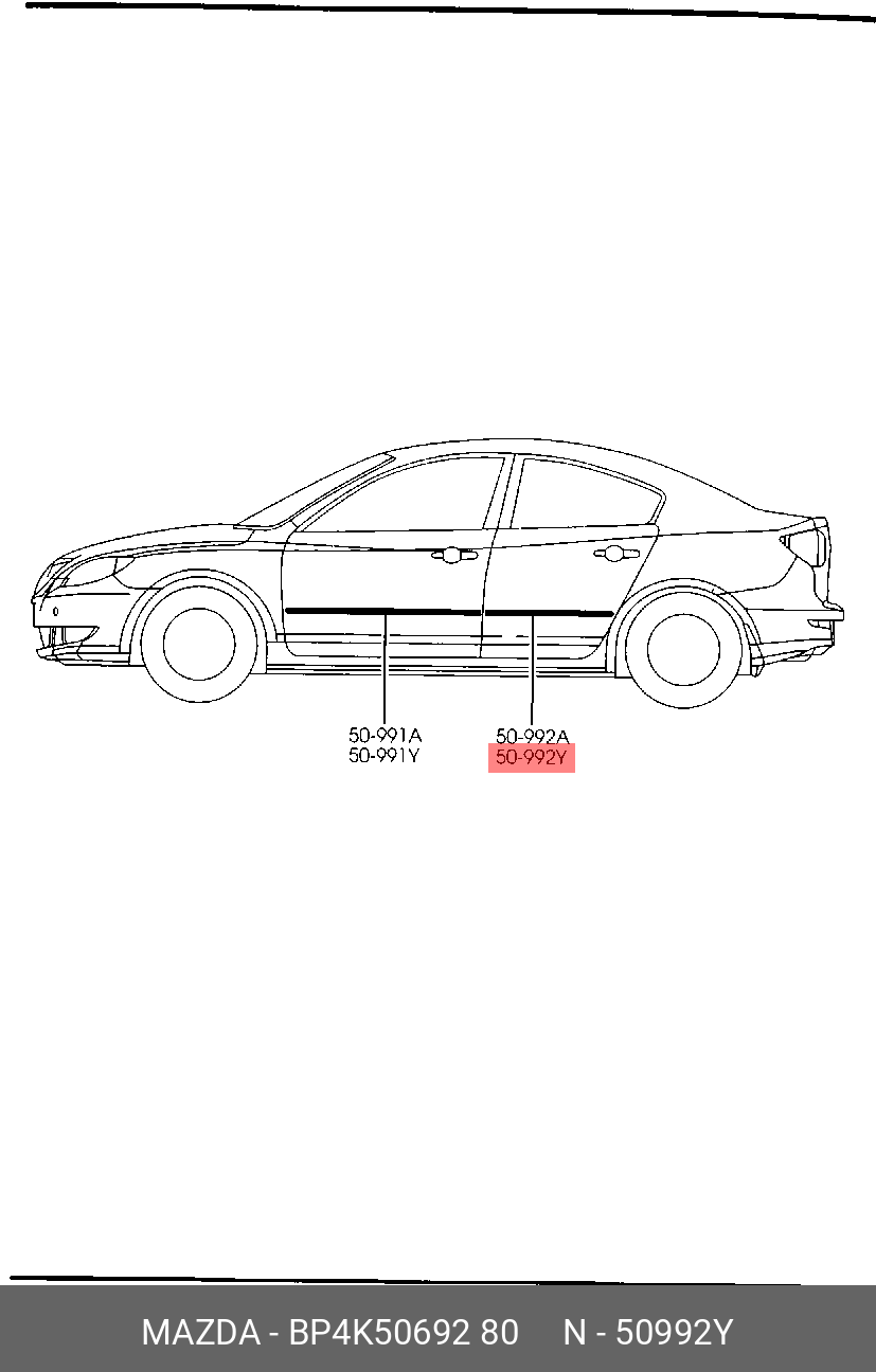 BP4K5069280 MAZDA -