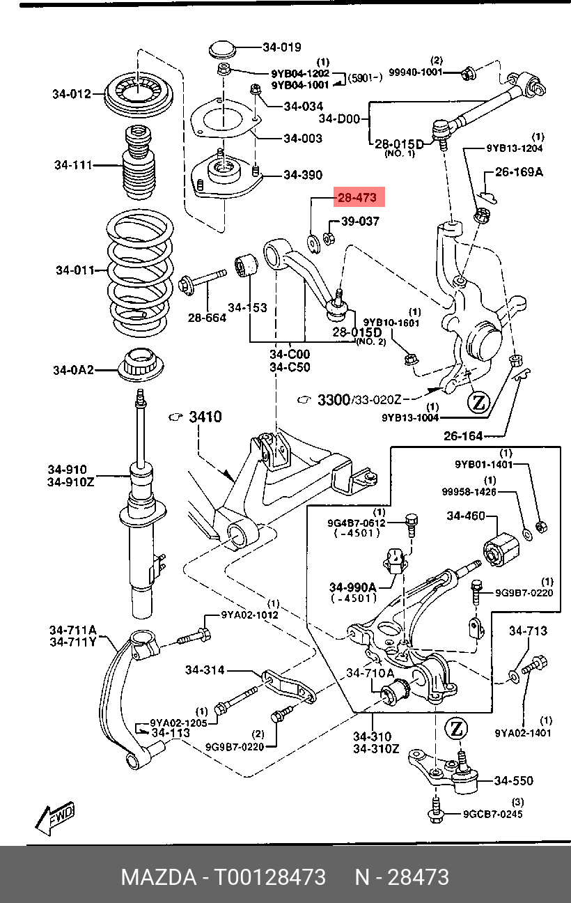 T00128473 MAZDA ЛЕЙБЛ