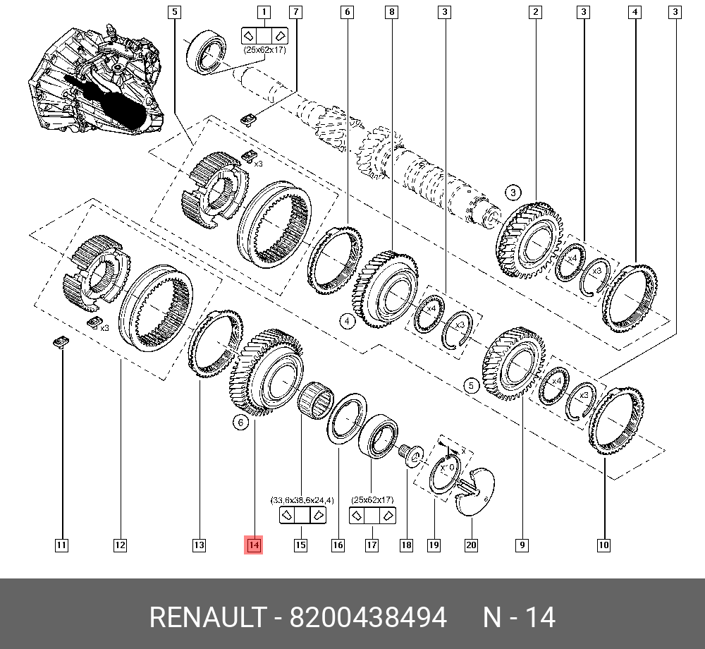 8200438494 RENAULT 