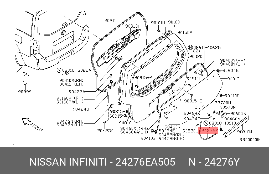 24276EA505 NISSAN УСТРОЙСТВО ЗАЩИТНОЕ
