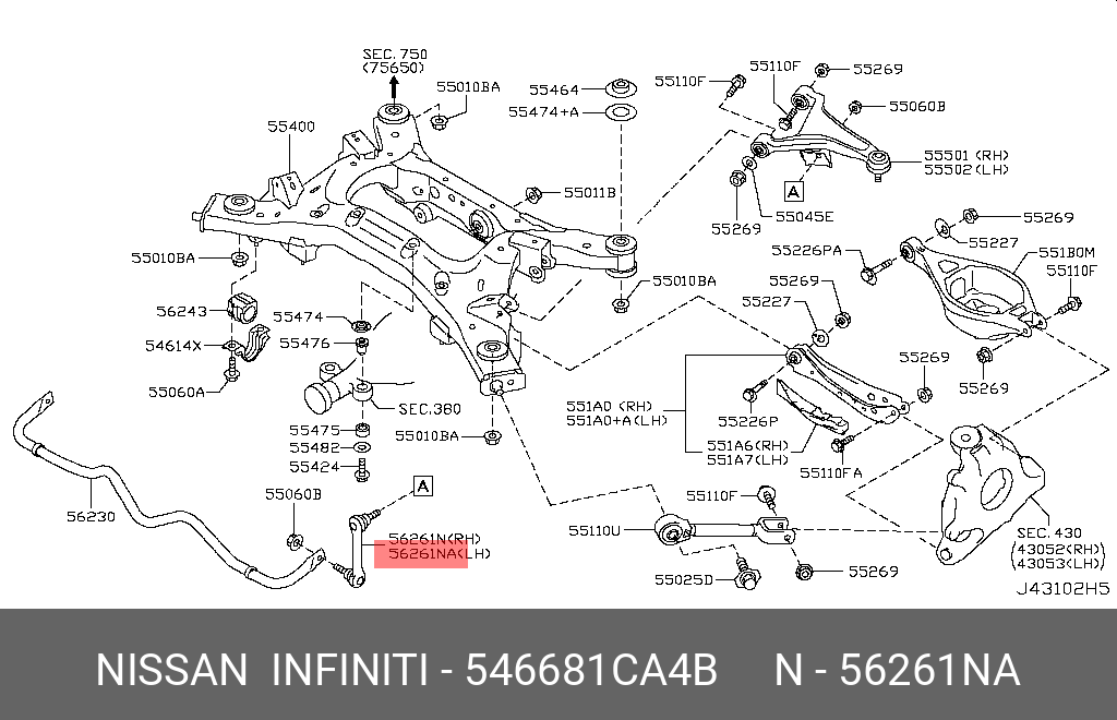 546681CA4B NISSAN -